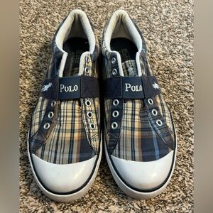 Polo Plaid Slip On Sneakers
